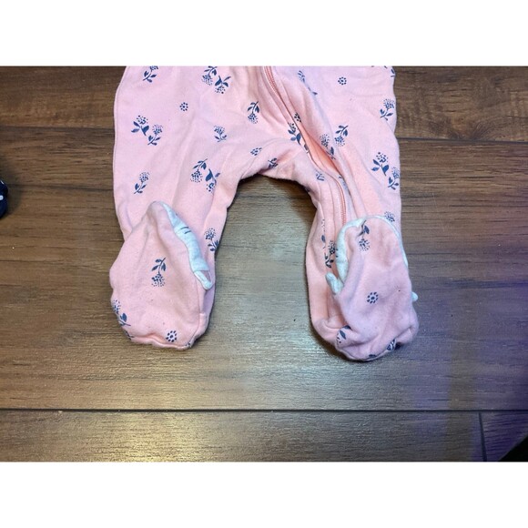 Lot of 2 sleepers  3 months just one you by carters zip up footed little sister - Picture 2 of 6